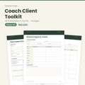 Coach Client Toolkit – All 4 Fillable PDF Templates