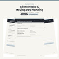 Senior Move Manager Client Intake & Moving Day Planning Packet cover