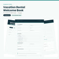 Vacation Rental Welcome Book & House Manual – Printable PDF for Airbnb & VRBO Hosts