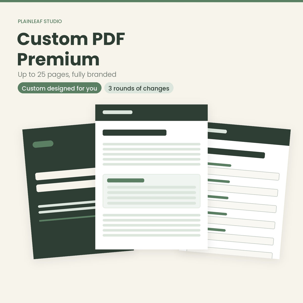 Custom PDF – Premium (up to 25 pages)